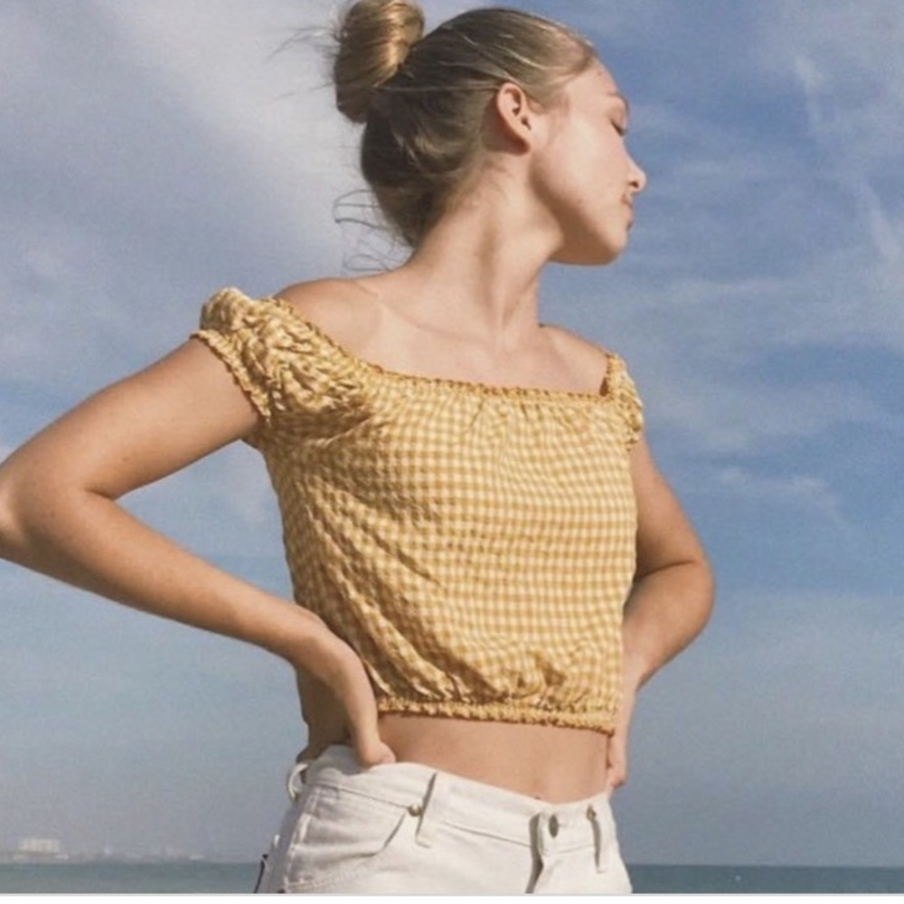 Brandy Melville gingham top